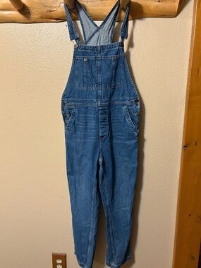 We The Free medium wash blue denim overalls